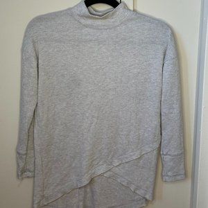 Light Grey Long Sleeve Top Size XS
